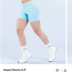 Impact Women's Light Blue Athletic Shorts